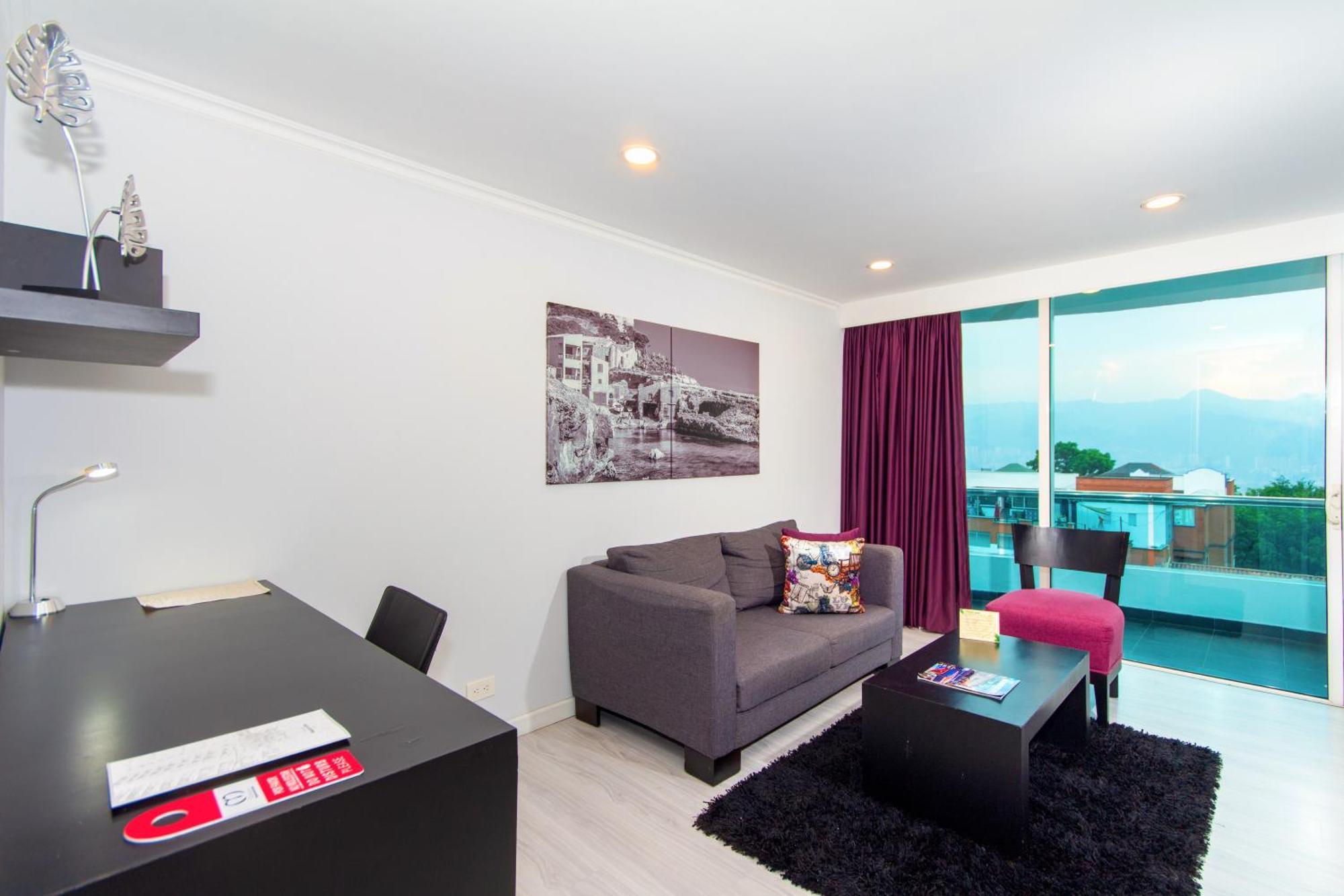The Morgana Poblado Suites Hotel Medellín Habitación foto