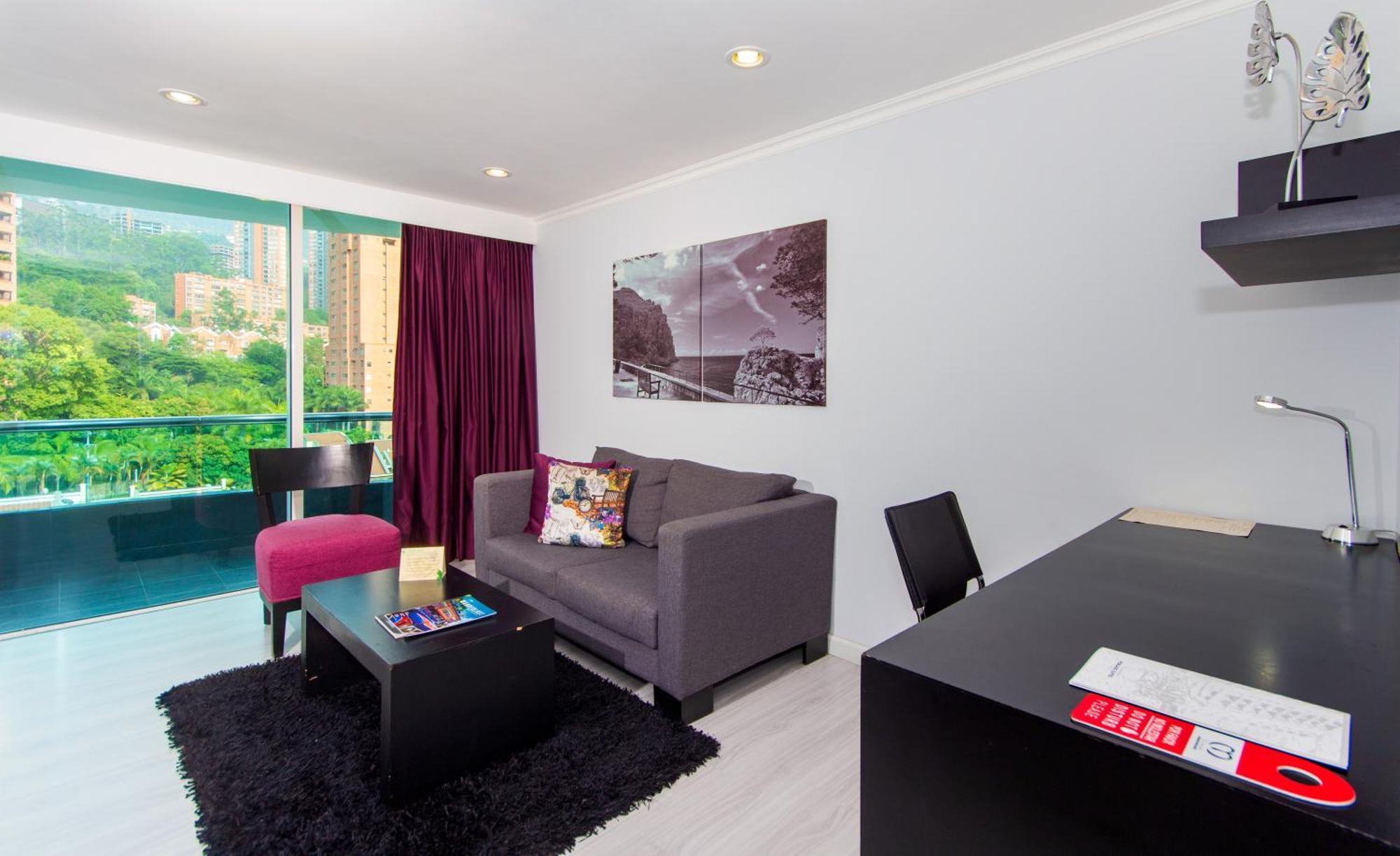 The Morgana Poblado Suites Hotel Medellín Habitación foto