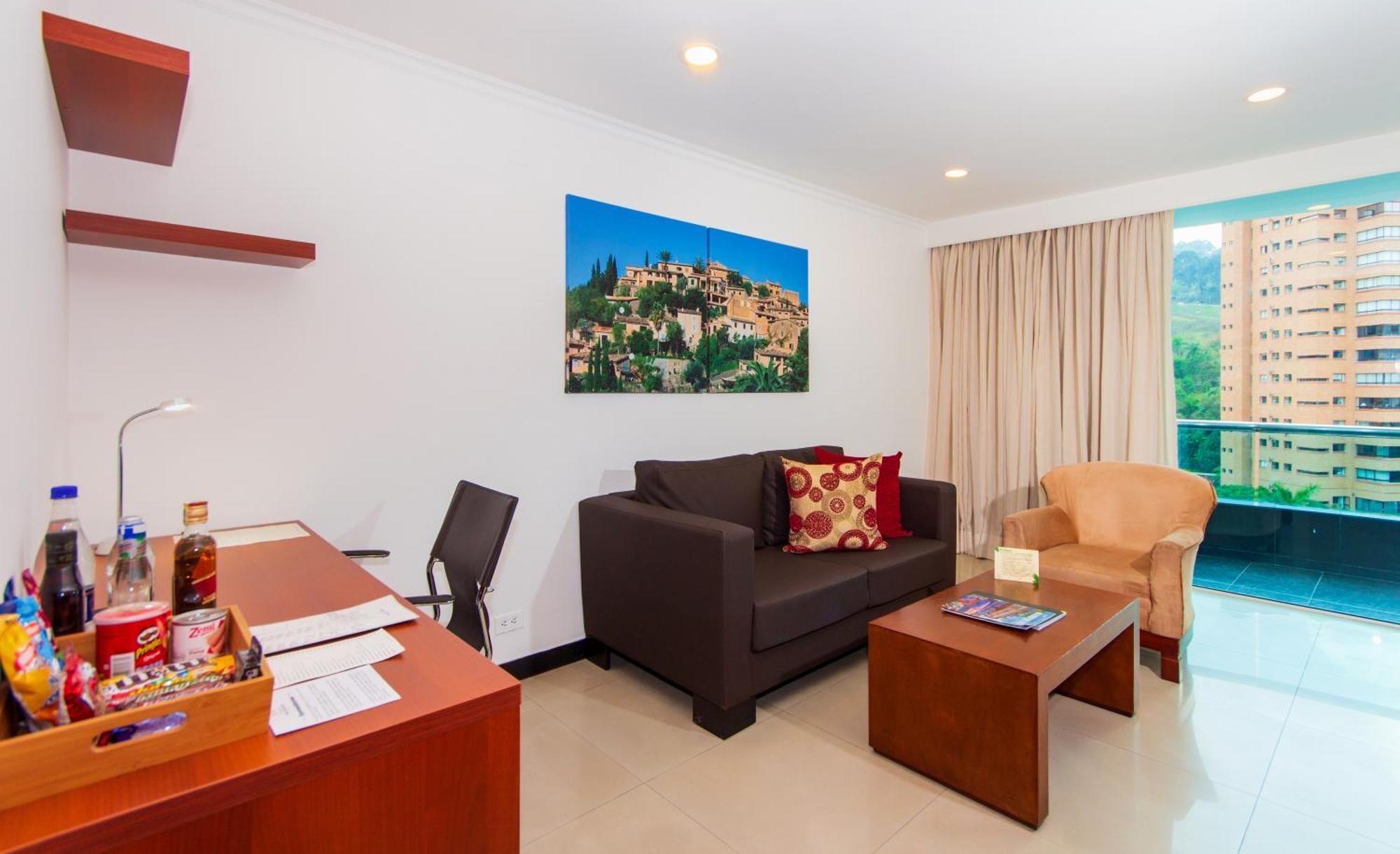 The Morgana Poblado Suites Hotel Medellín Habitación foto